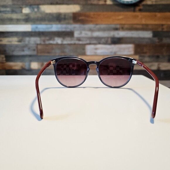 Longchamp LO606S 429 Petrol Brick Frame Brown Gradient Lens Sunglasses - Picture 3 of 4